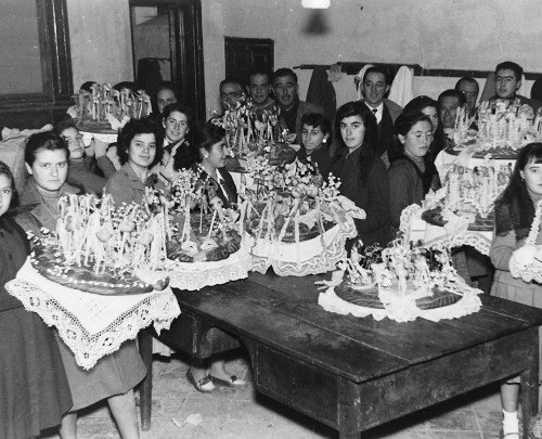 Tortas en la Sacristia 1957