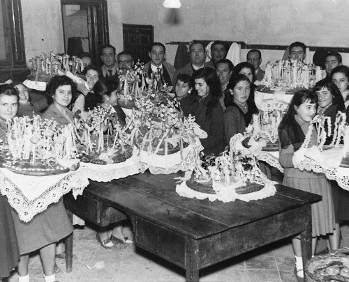 Tortas en la Sacristia 1957