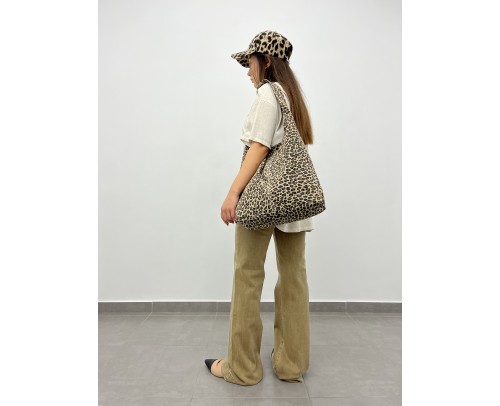 Bolso shopper animal print