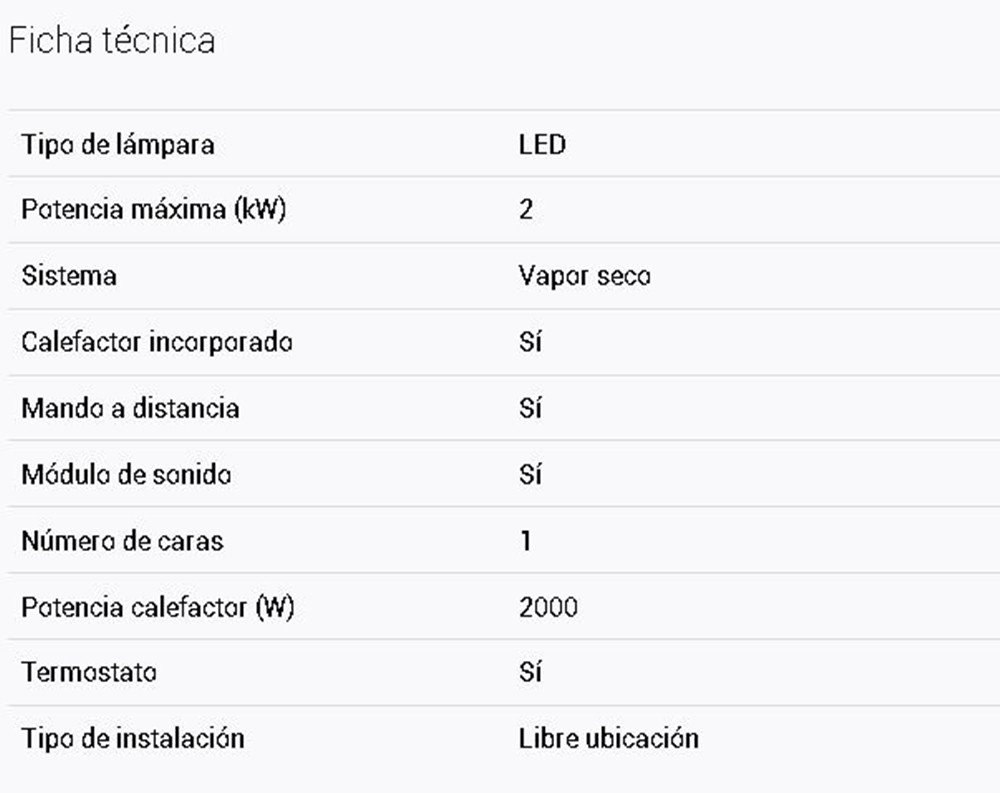Chimenea eléctrica SENSACIÓN 1300/400 I LINEAL (Frontal