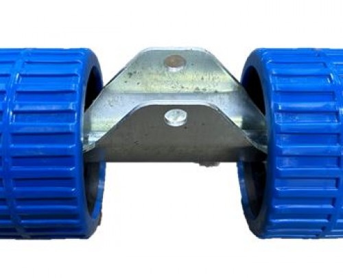 Soporte lateral doble rodillo + rodillos 60