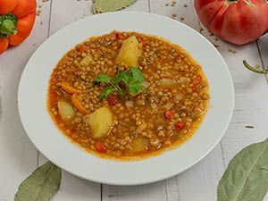 Lentejas viudas de casa