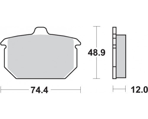 PASTILLA FRENO 549 LF