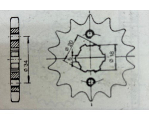 PI&Ntilde;ON MONTESA BRIO 110 Z-14