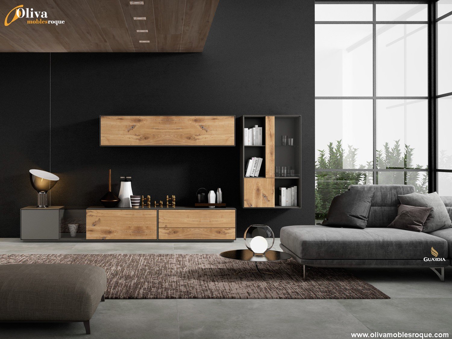 Salones modernos - Muebles GuarDia Salon 10 Loft