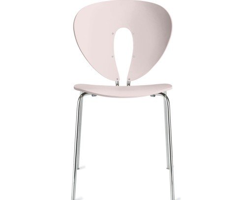 Silla Globus Stua extructura negra , blanca, rosa