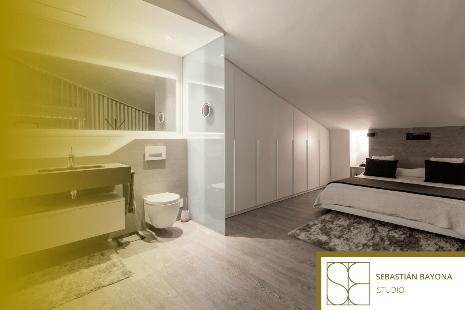Compact bathroom designed to maximise space