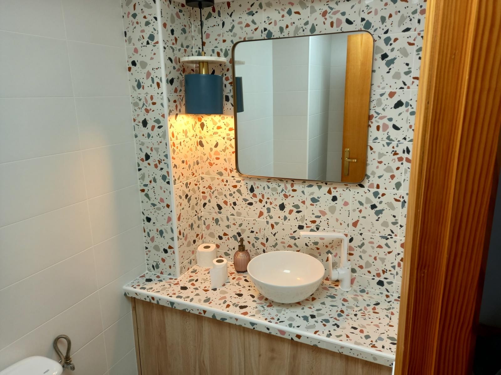 BAÑO EN LA CLÍNICA J.J.BOSCÀ :: BAÑOS :: SOTOVALL:: creación de cocinas, baños, cocinas de exterior,Construcciones y reformas en Tavernes de la Valldigba