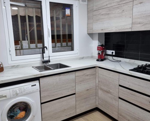 Cocina Modelo Roble Blanco Arena