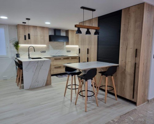 Cocina Modelo Roble Halifax Natural