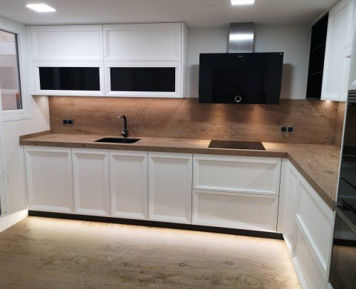 Cocina Modelo Parma Lacado Blanco Mate