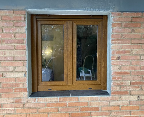 Acabado de ventana PVC