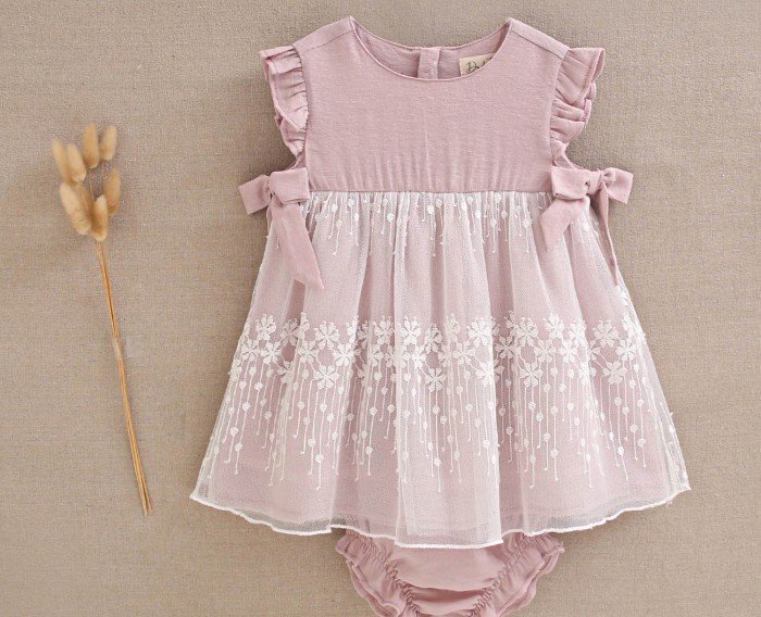 Jesusito con braguita con tul rosa de Dadati - Colección Ceremony