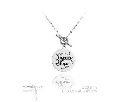 Gargantilla plata Super Profe 174441