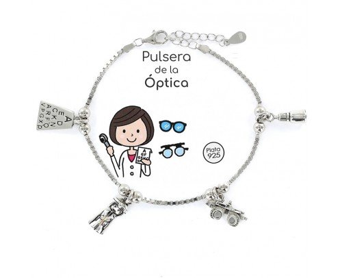 Pulsera de plata Eres lo más... Óptica 9104179