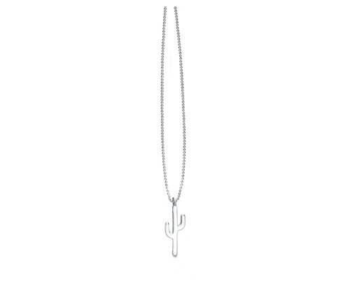 LD073RO.00 Gargantilla LeCarré cactus plata