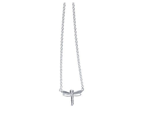 LD071RO.00 Gargantilla LeCarré libelula de plata