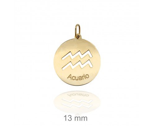 Iniciales y Horóscopos Oro 18 kt