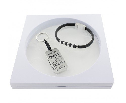 Pack pulsera + llavero Abuelo 9106608