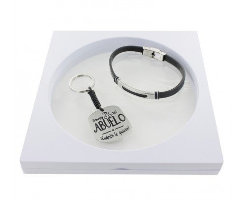 Pack pulsera + llavero abuelo 9106607