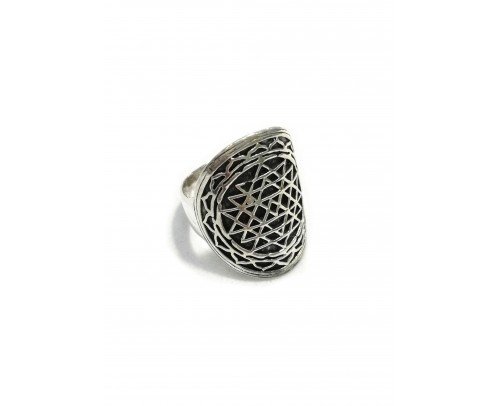 Anillo Plata de Ley envejecido