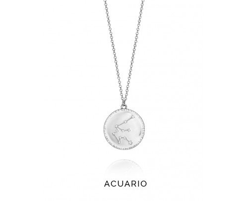 Colgante constelación Acuario plata Viceroy