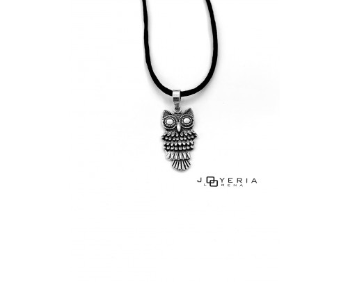 Colgante búho Plata de Ley 925