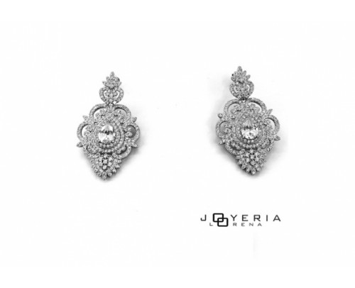 Pendientes fiesta de Plata