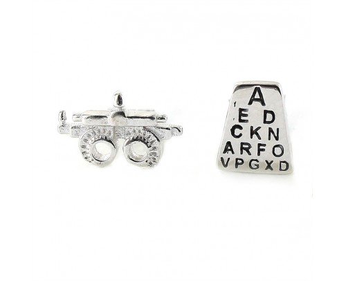 Pendientes Oftalmóloga, colección eres lo más de Plata 9108542