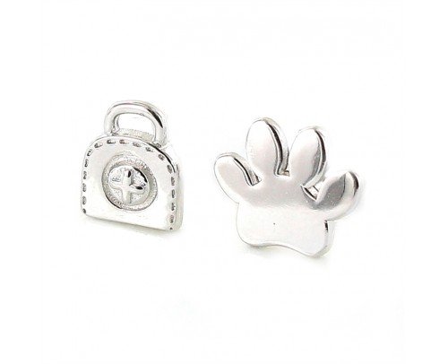 Pendientes Veterinaria, colección eres lo más de Plata 9108520