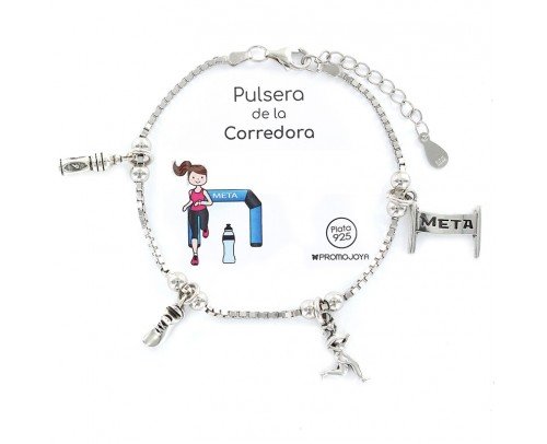 Pulsera de plata Eres lo más... Corredora 9107409