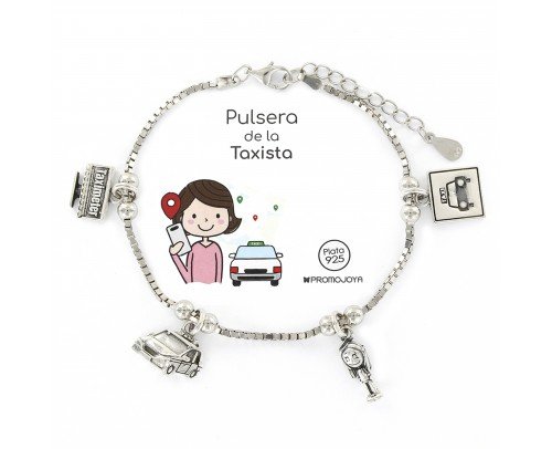 Pulsera de plata Eres lo más... Taxista 9108147