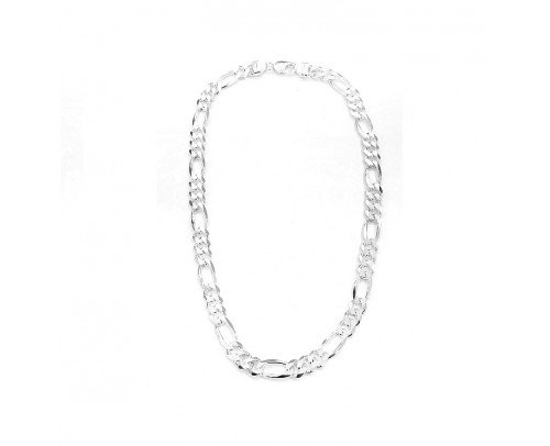 Cadena de plata de ley para hombre.