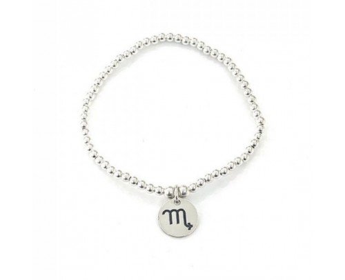 Pulsera horoscopo de plata