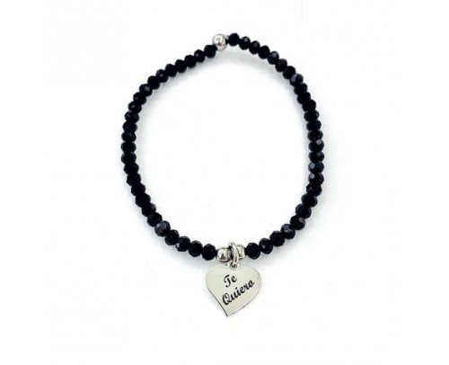 Pulsera corazón te quiero de plata