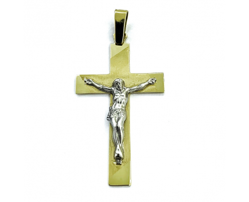 Cruz con cristo niño comunión oro