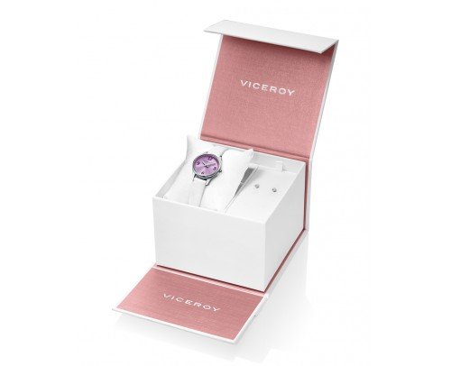 Pack reloj niña comunión Viceroy + pendientes 42404-75