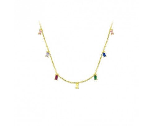 Gargantilla Colores Plata
