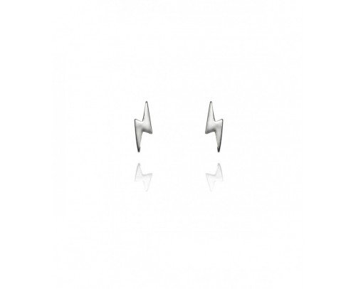 Pendientes Rayo Plata