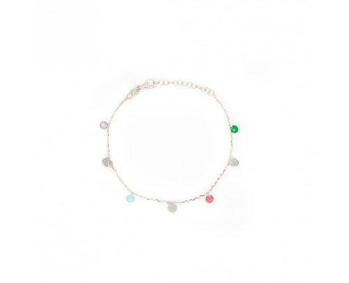 Pulsera Mini Corazones Colores
