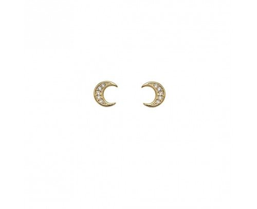 Pendientes mini luna
