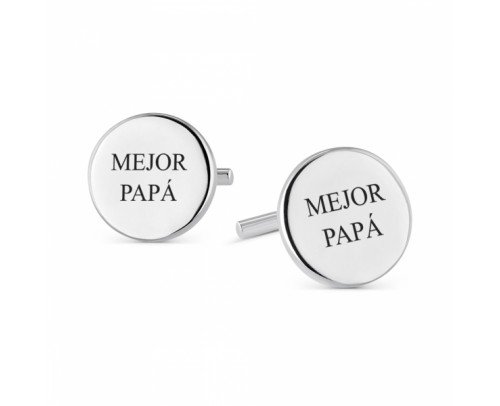 Gemelos Plata Mejor Papá