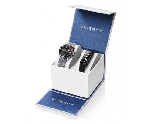 Pack reloj niño comunión + smartband Viceroy 401231-55