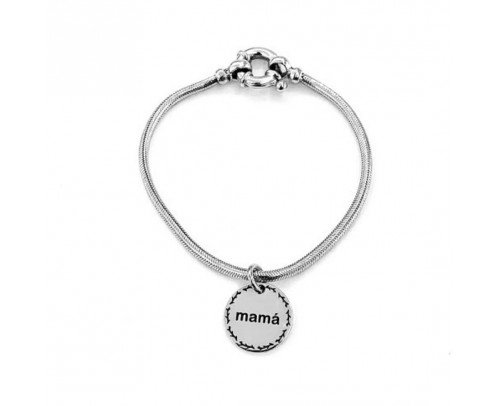 Pulsera Mamá Plata