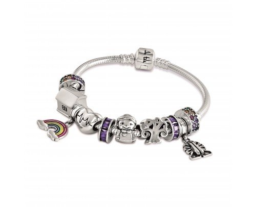 Ejemplo Pulsera plata A tu lado