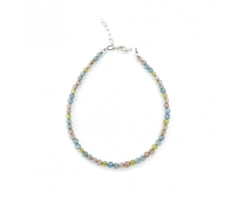 Tobillera piedras pastel