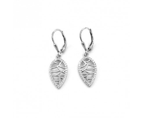 Pendientes hoja Malee