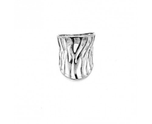 Anillo de plata ancho