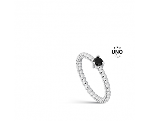 Anillo bolitas black