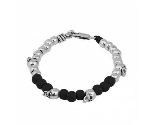 Pulsera calavera black